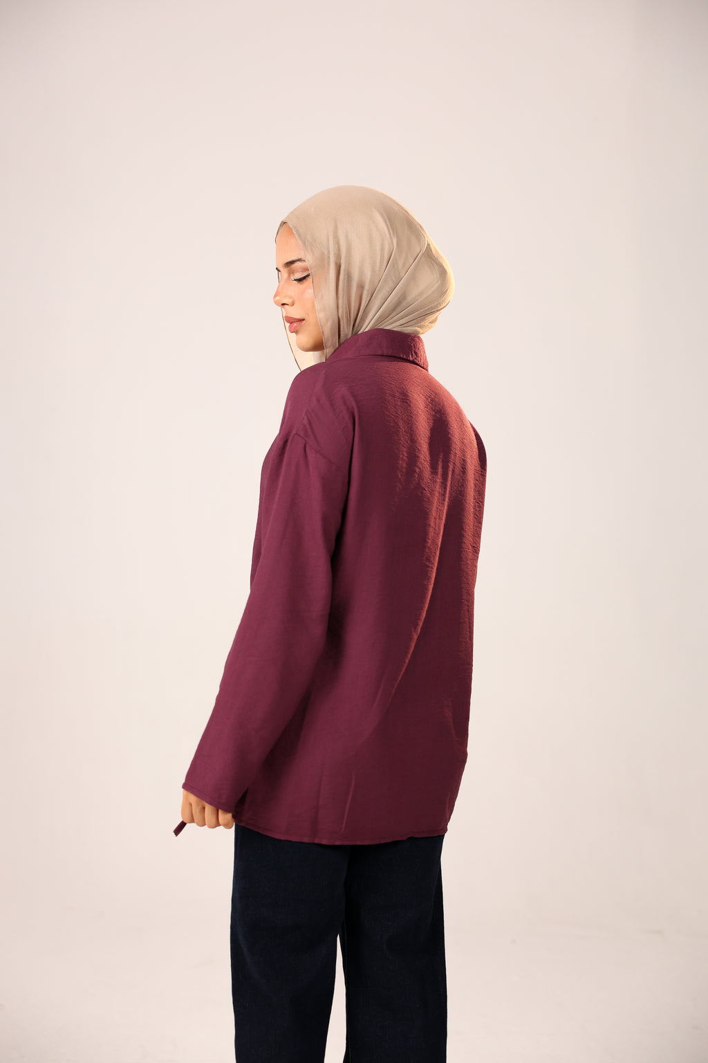 The daily linen blouse