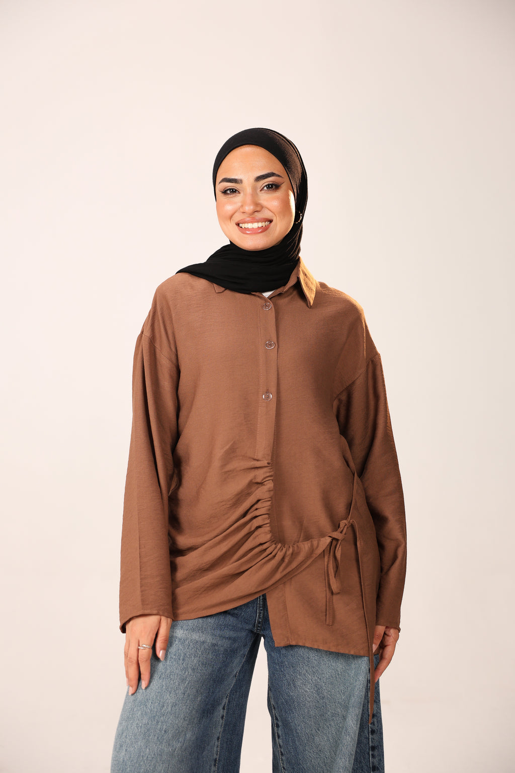 The daily linen blouse