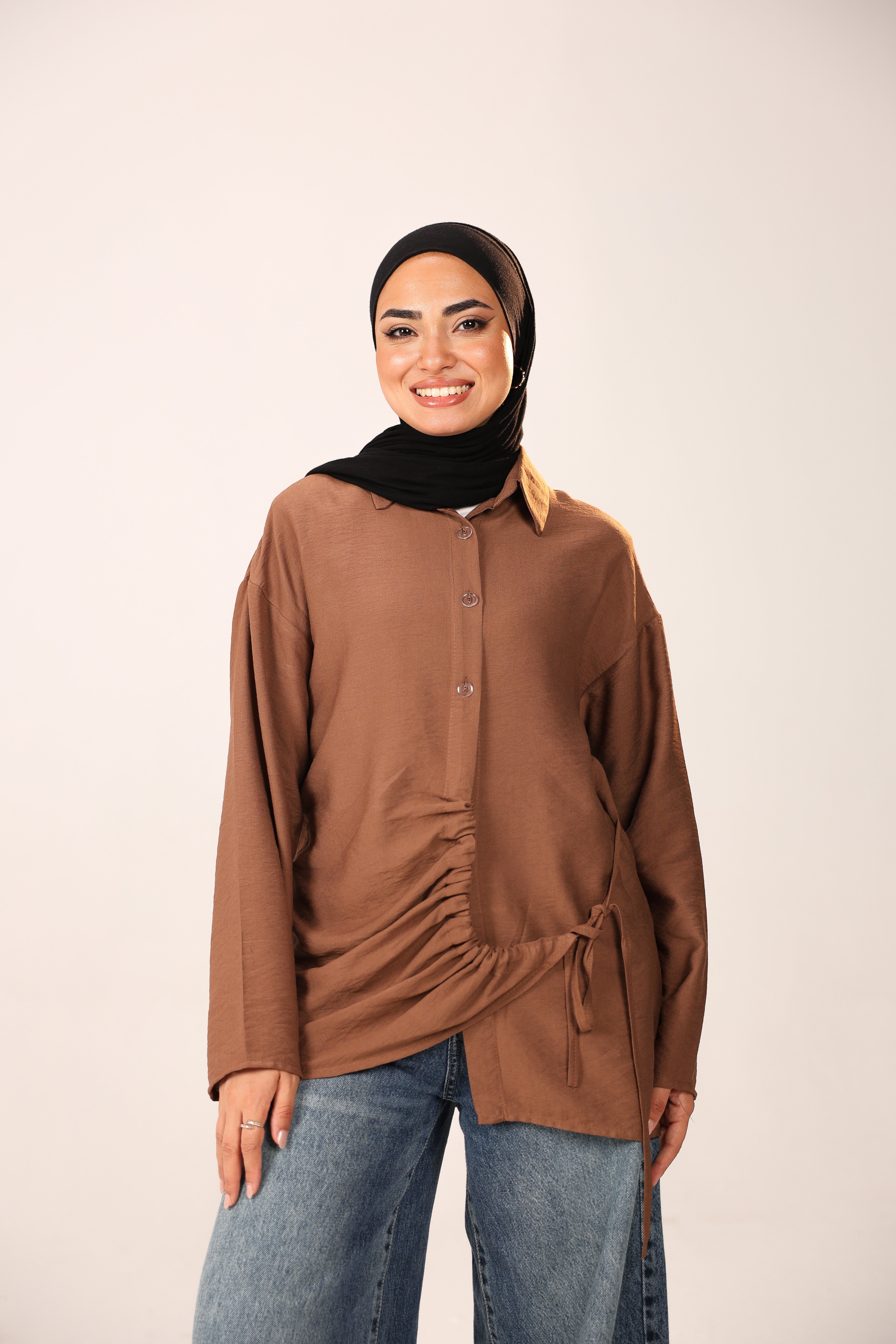 The daily linen blouse