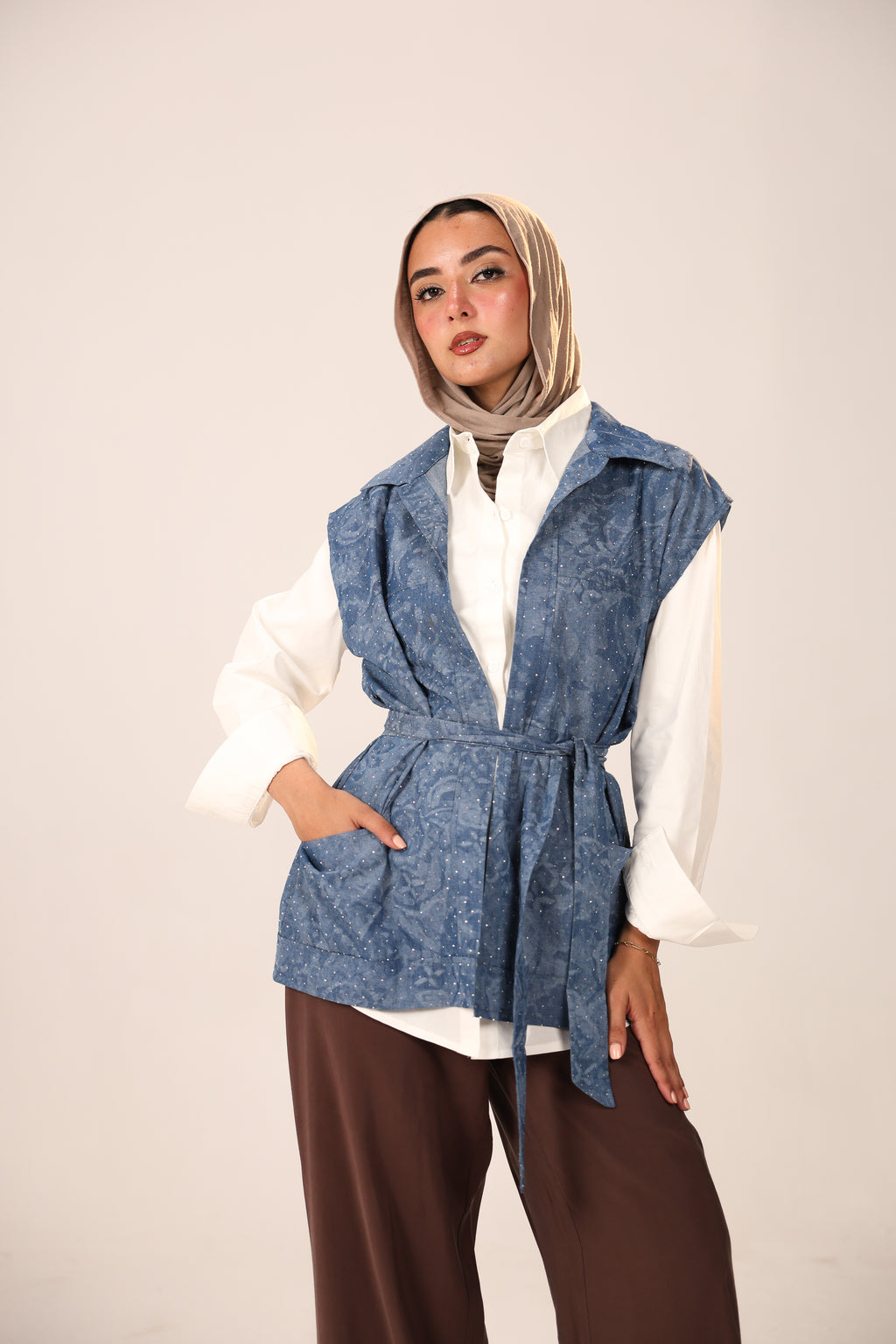 Denim vest