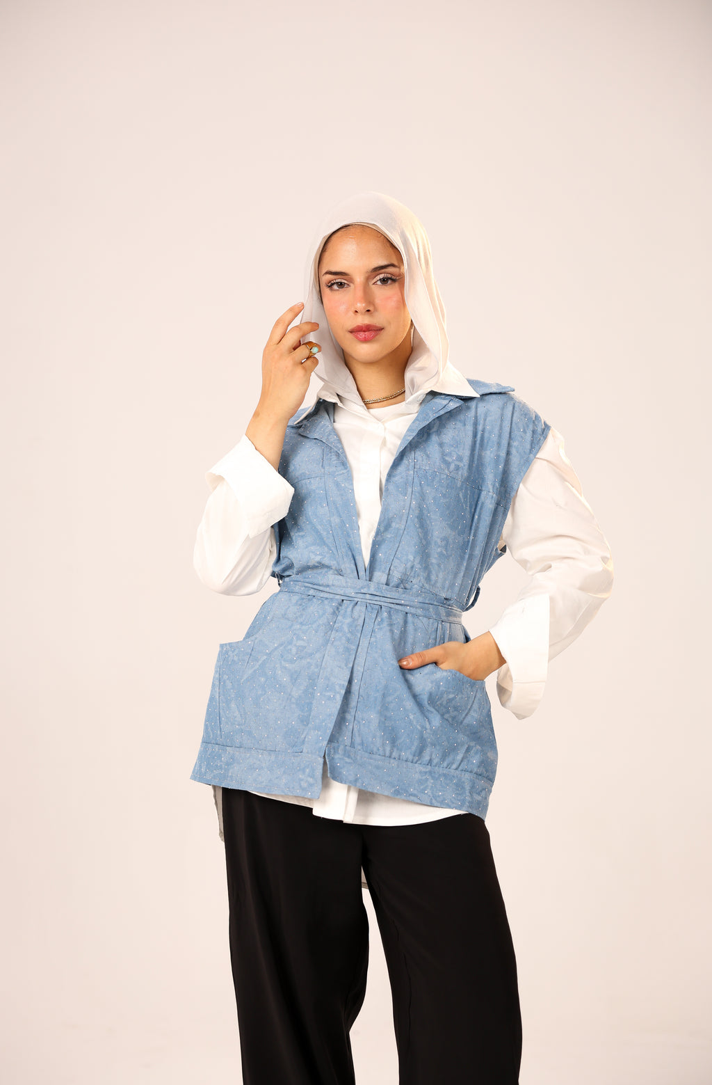 Denim vest