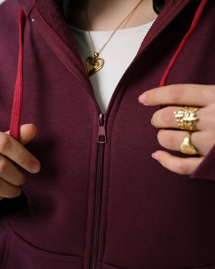 Burgundy Cozy Flow Set