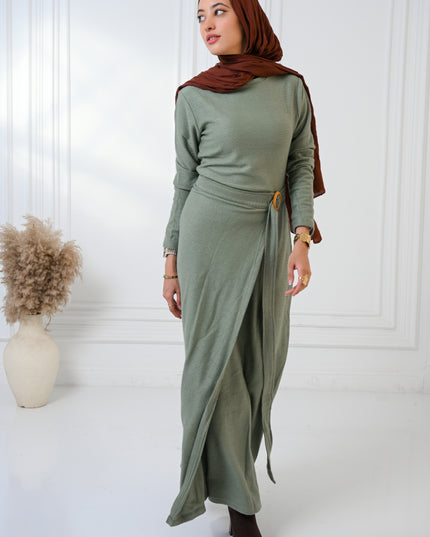 Mint Knitted Grace Dress