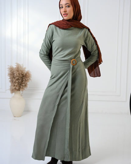 Mint Knitted Grace Dress