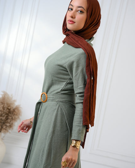 Mint Knitted Grace Dress