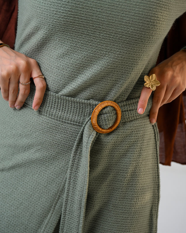 Mint Knitted Grace Dress