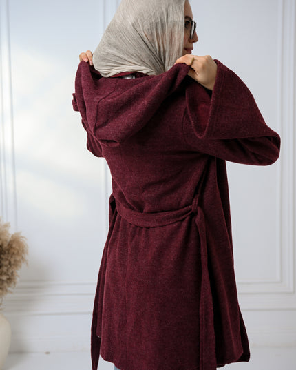 Burgundy Classic Warmth Cardigan