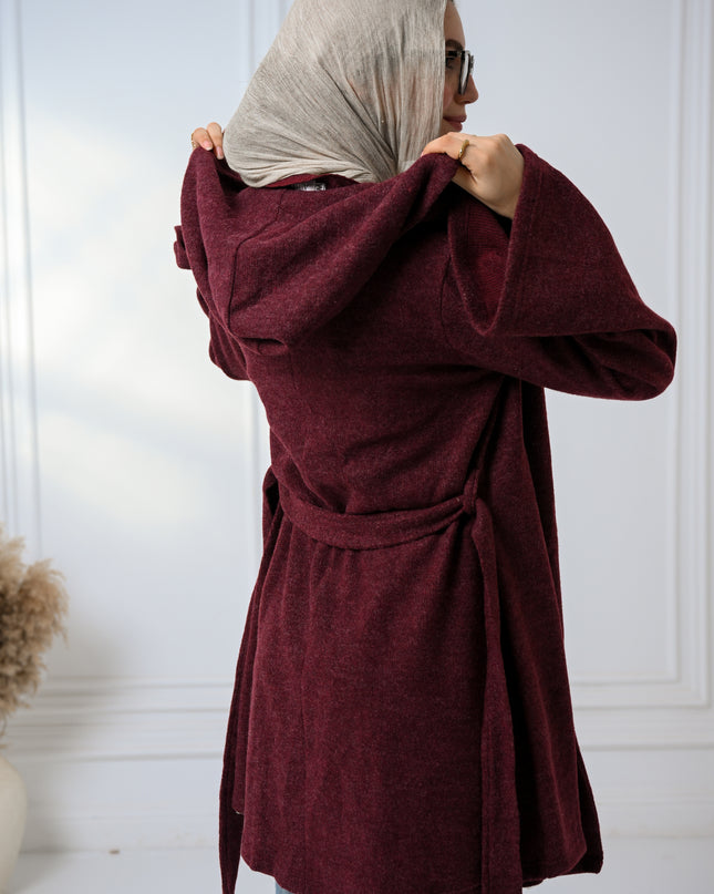 Burgundy Classic Warmth Cardigan