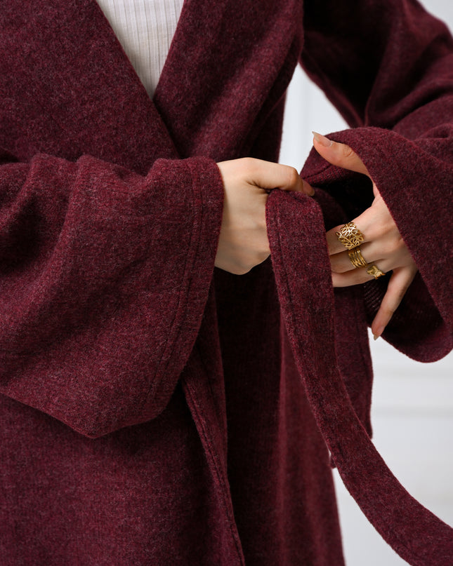 Burgundy Classic Warmth Cardigan