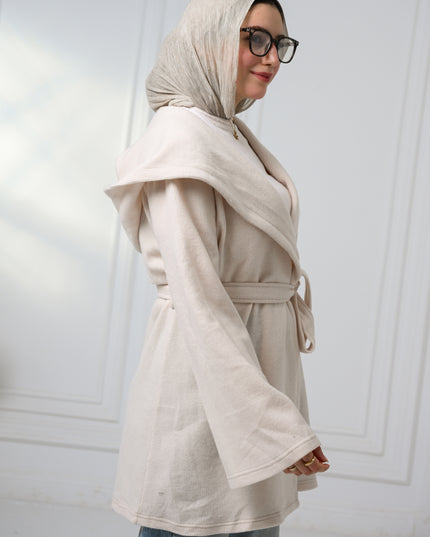 Beige Classic Warmth Cardigan