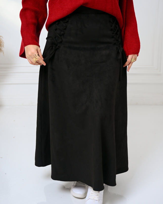 Black Velvet Grace Skirt