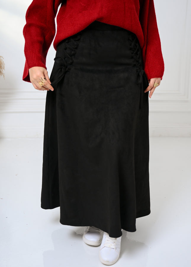 Black Velvet Grace Skirt