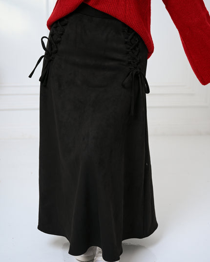 Black Velvet Grace Skirt