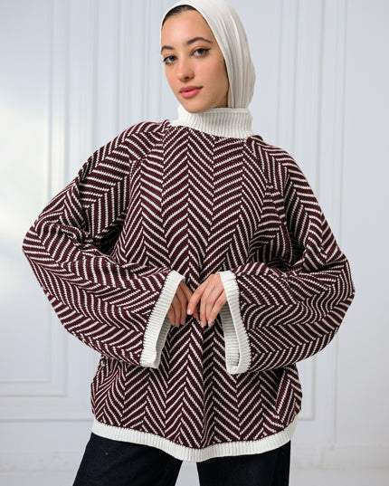 Burgundy Soft Whispers Sweater