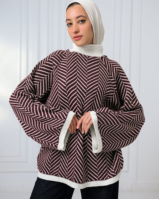 Burgundy Soft Whispers Sweater