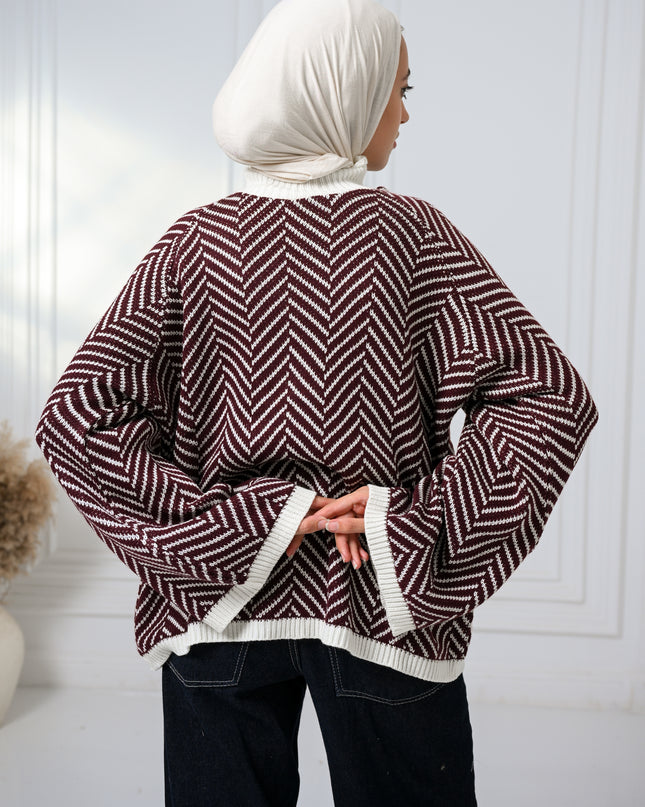 Burgundy Soft Whispers Sweater