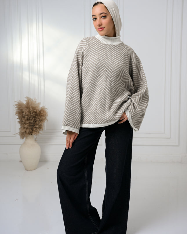 Beige Soft Whispers Sweater