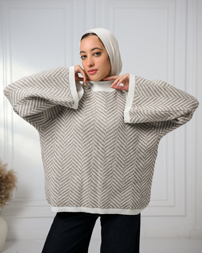 Beige Soft Whispers Sweater