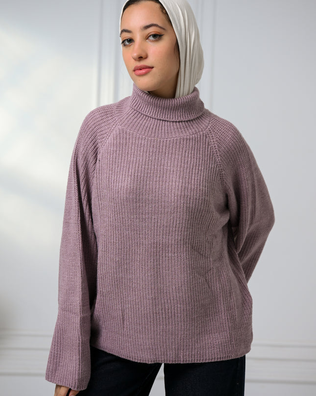 Mauve Gentle Glow  Sweater