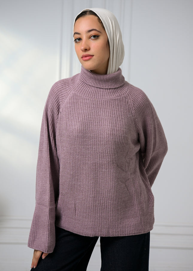 Mauve Gentle Glow  Sweater