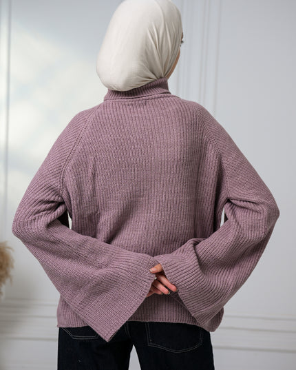 Mauve Gentle Glow  Sweater