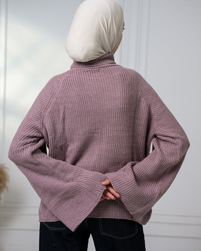 Mauve Gentle Glow  Sweater