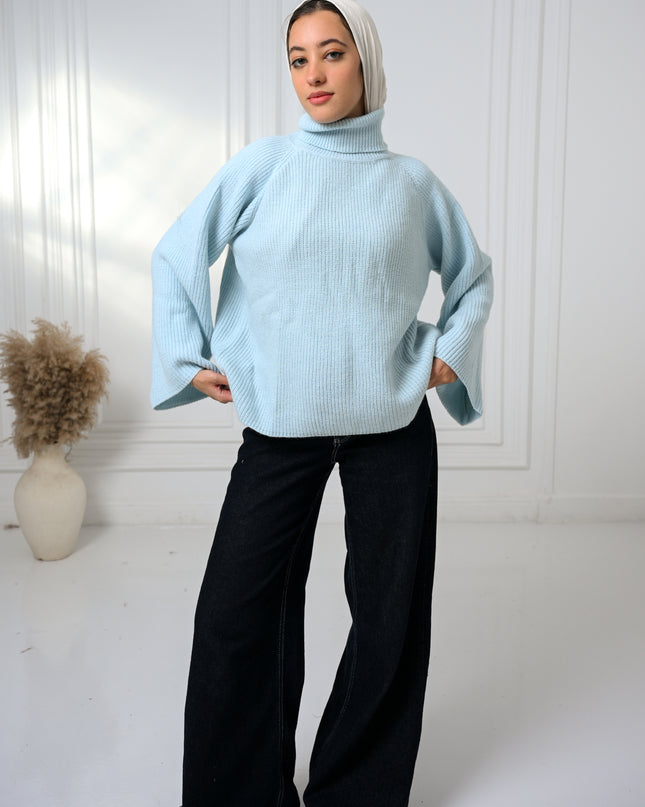 Baby Blue Gentle Glow  Sweater