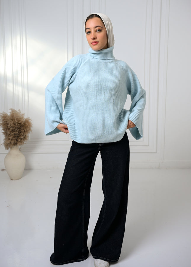 Baby Blue Gentle Glow  Sweater