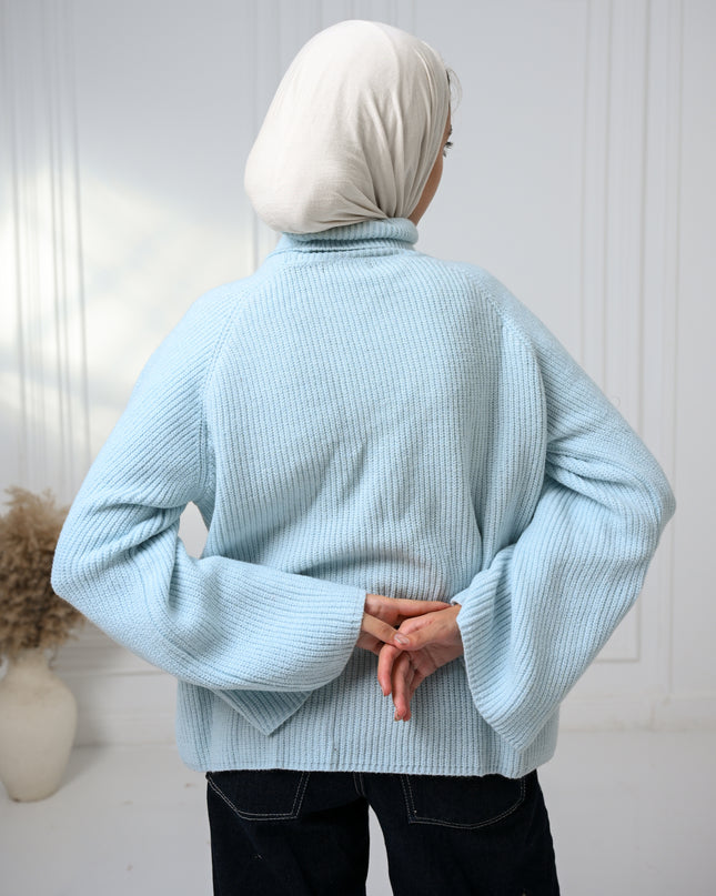 Baby Blue Gentle Glow  Sweater