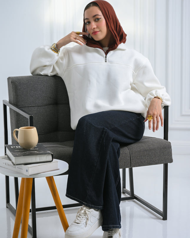 Off White Everyday Cozy Hoodie