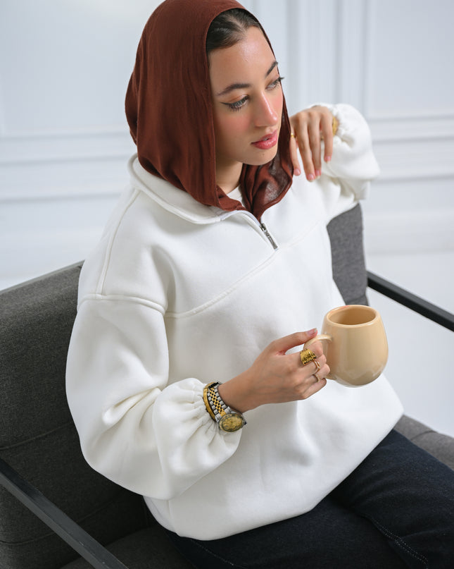 Off White Everyday Cozy Hoodie