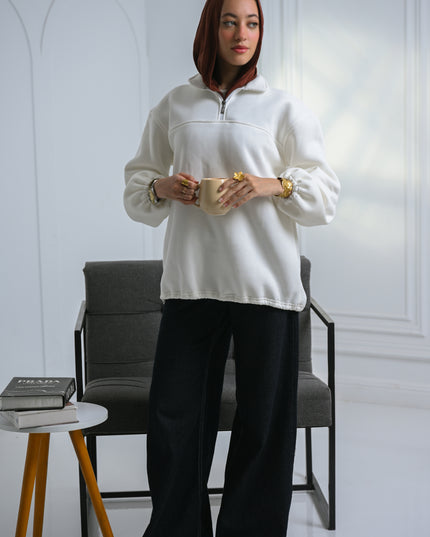 Off White Everyday Cozy Hoodie