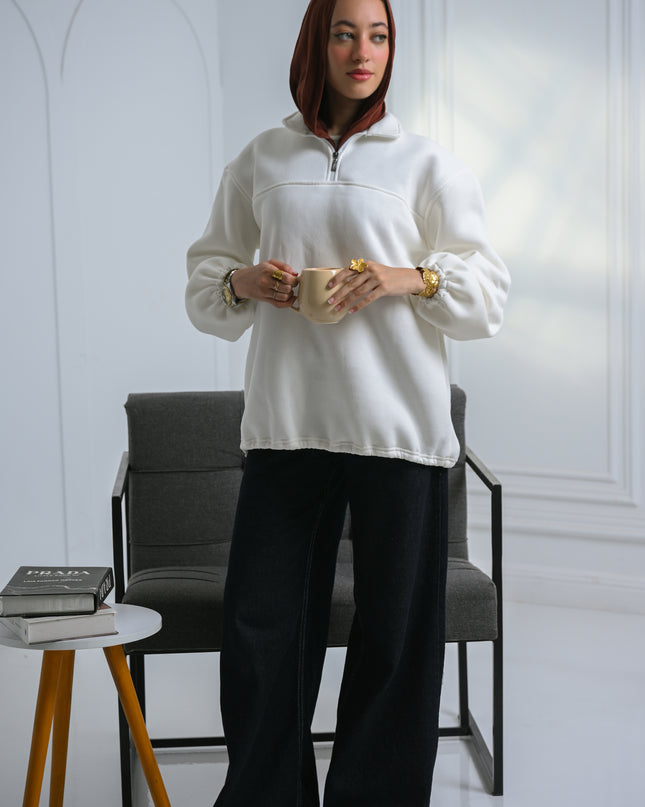 Off White Everyday Cozy Hoodie