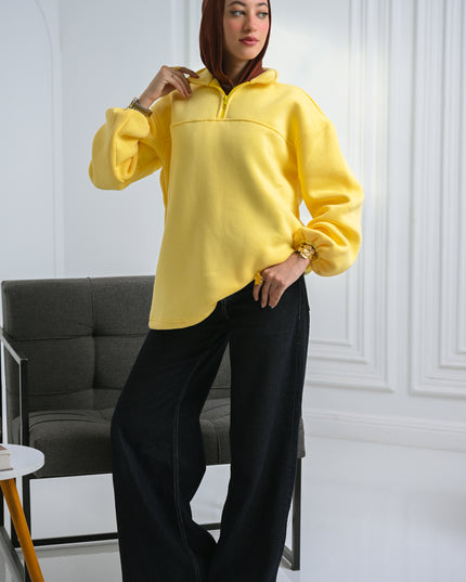 Yellow  Everyday Cozy Hoodie