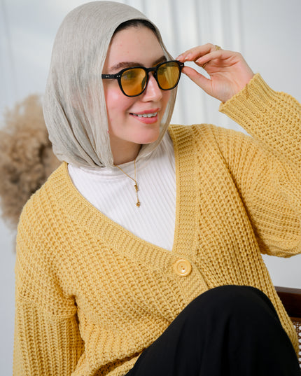 Yellow Golden Ease Cardigan