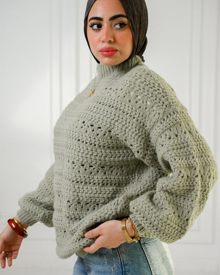 Mint Serene Knit Sweater