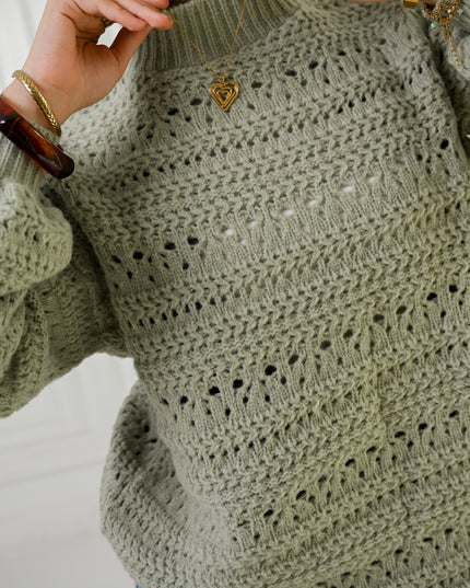 Mint Serene Knit Sweater