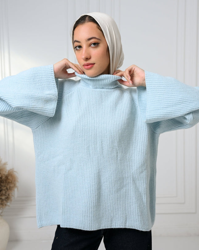 Baby Blue Gentle Glow Sweater - ATHWAB