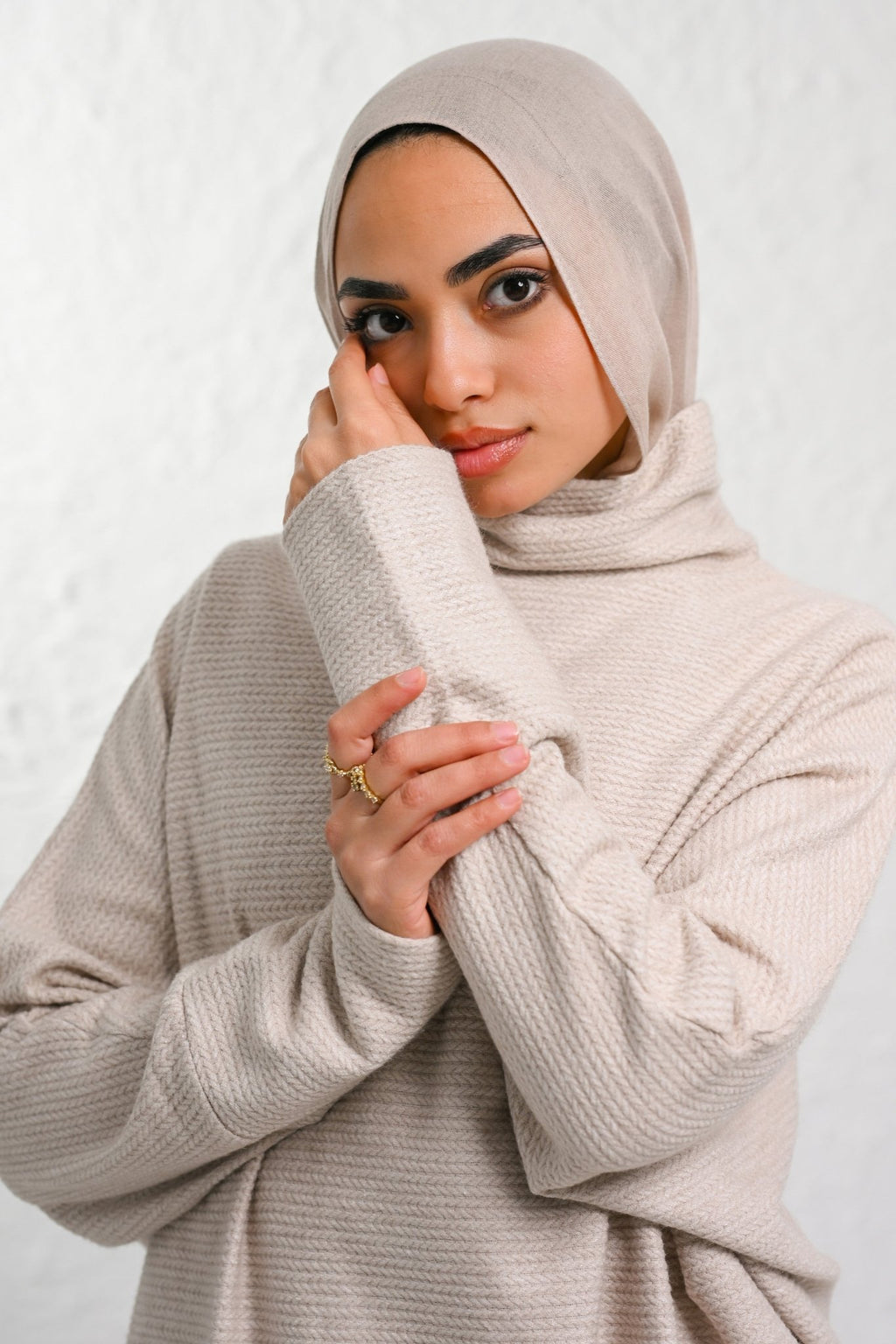 Beige Comfort Sweater - ATHWAB
