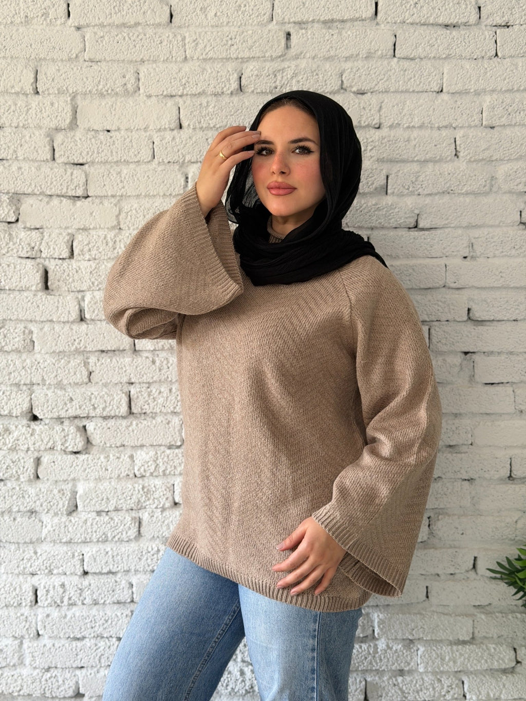 Beige Cozy Touch Wool Gilet - ATHWAB