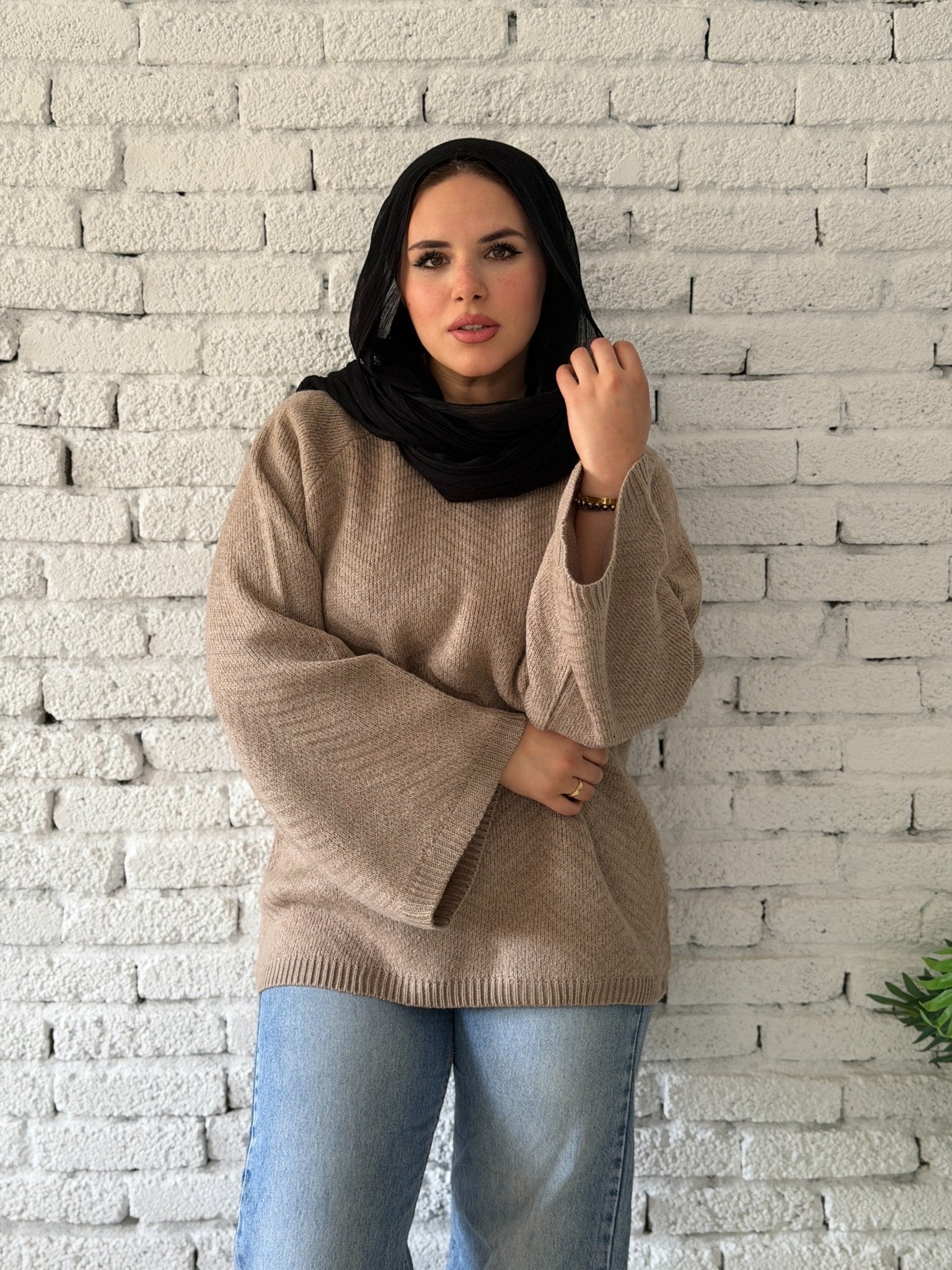 Beige Cozy Touch Wool Gilet - ATHWAB