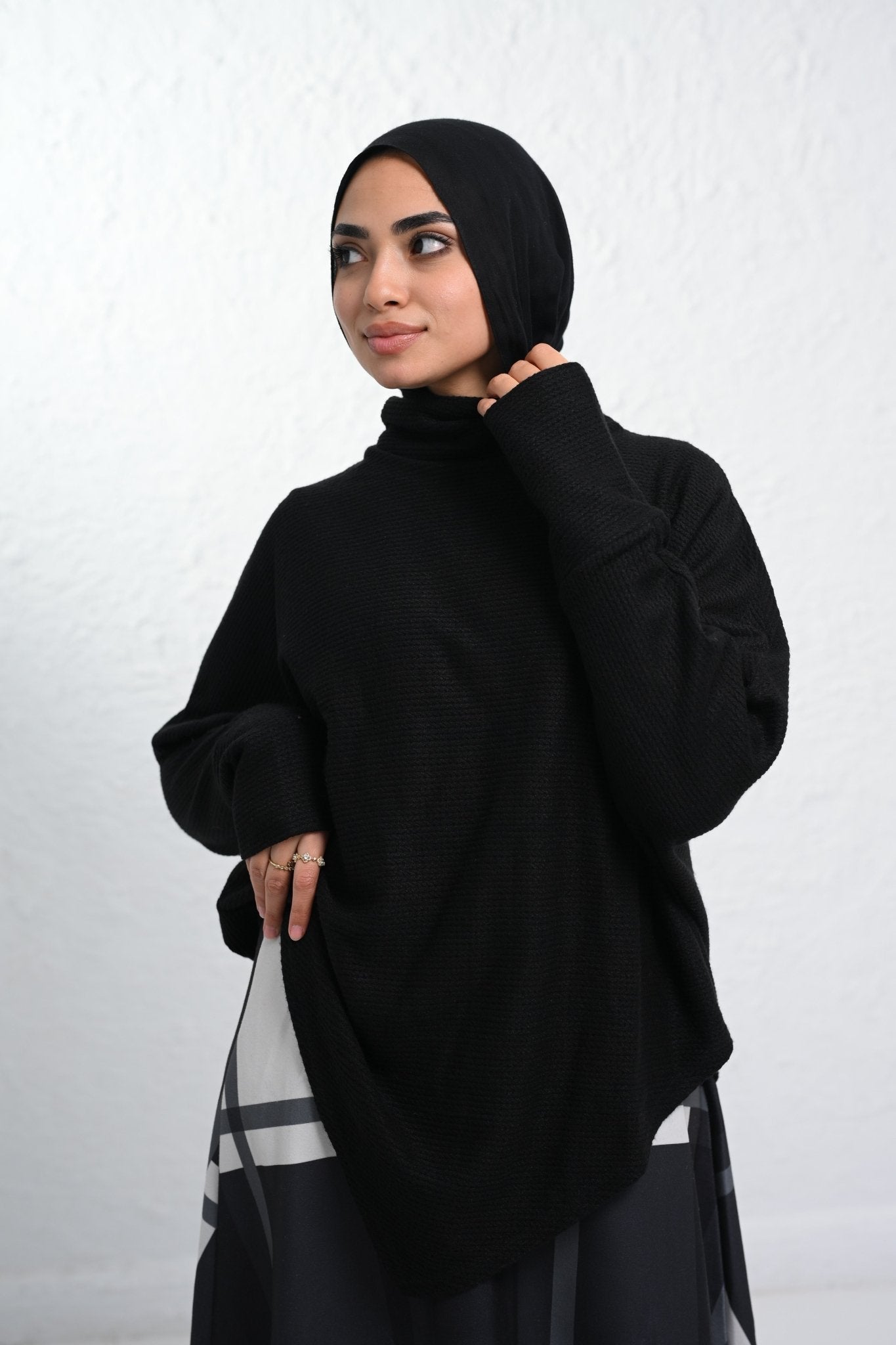 Black Comfort Sweater - ATHWAB