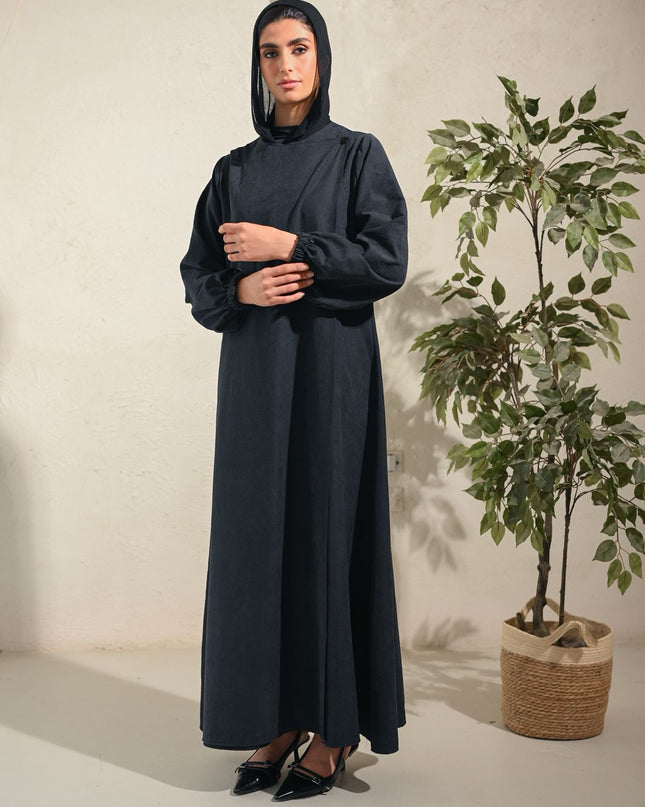 Black Sukoon Abaya - ATHWAB