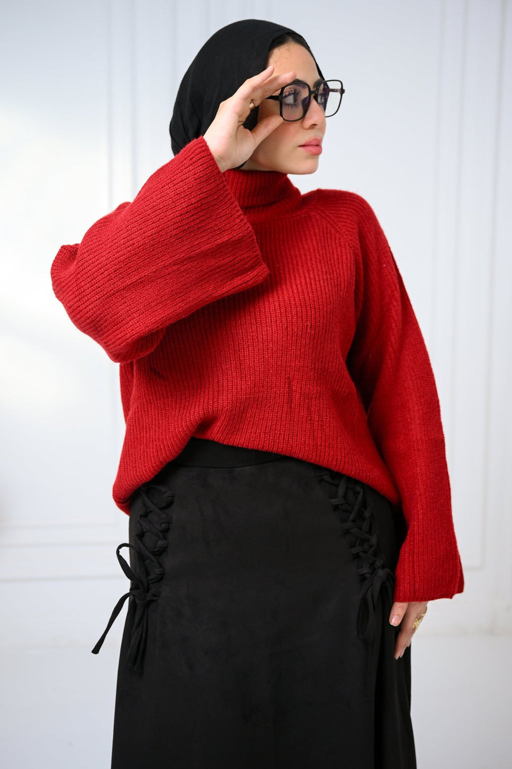 Burgundy Gentle Glow Sweater - ATHWAB