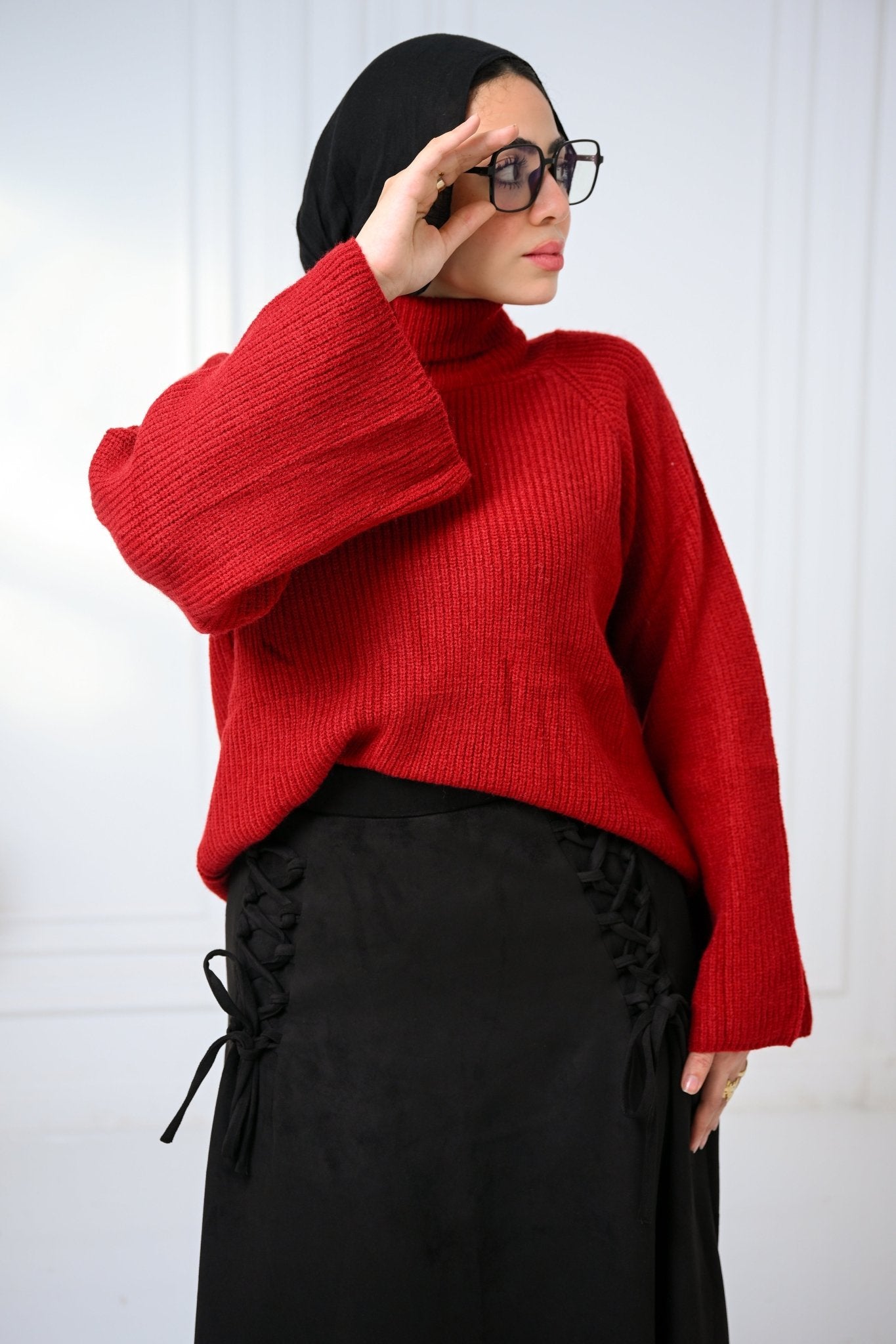 Burgundy Gentle Glow Sweater - ATHWAB