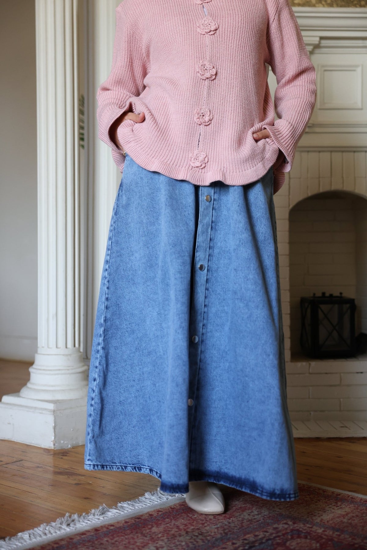 Denim Skirt - ATHWAB