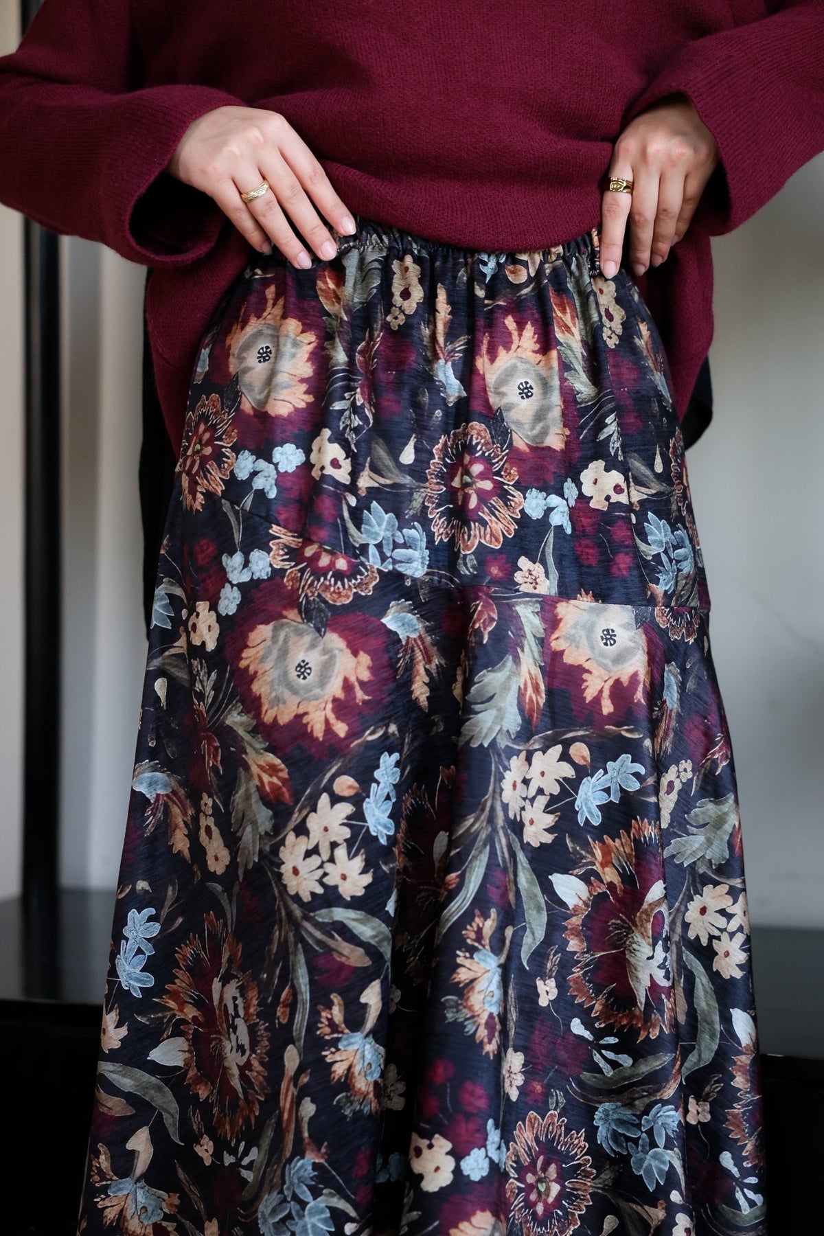 Floral Skirt - ATHWAB