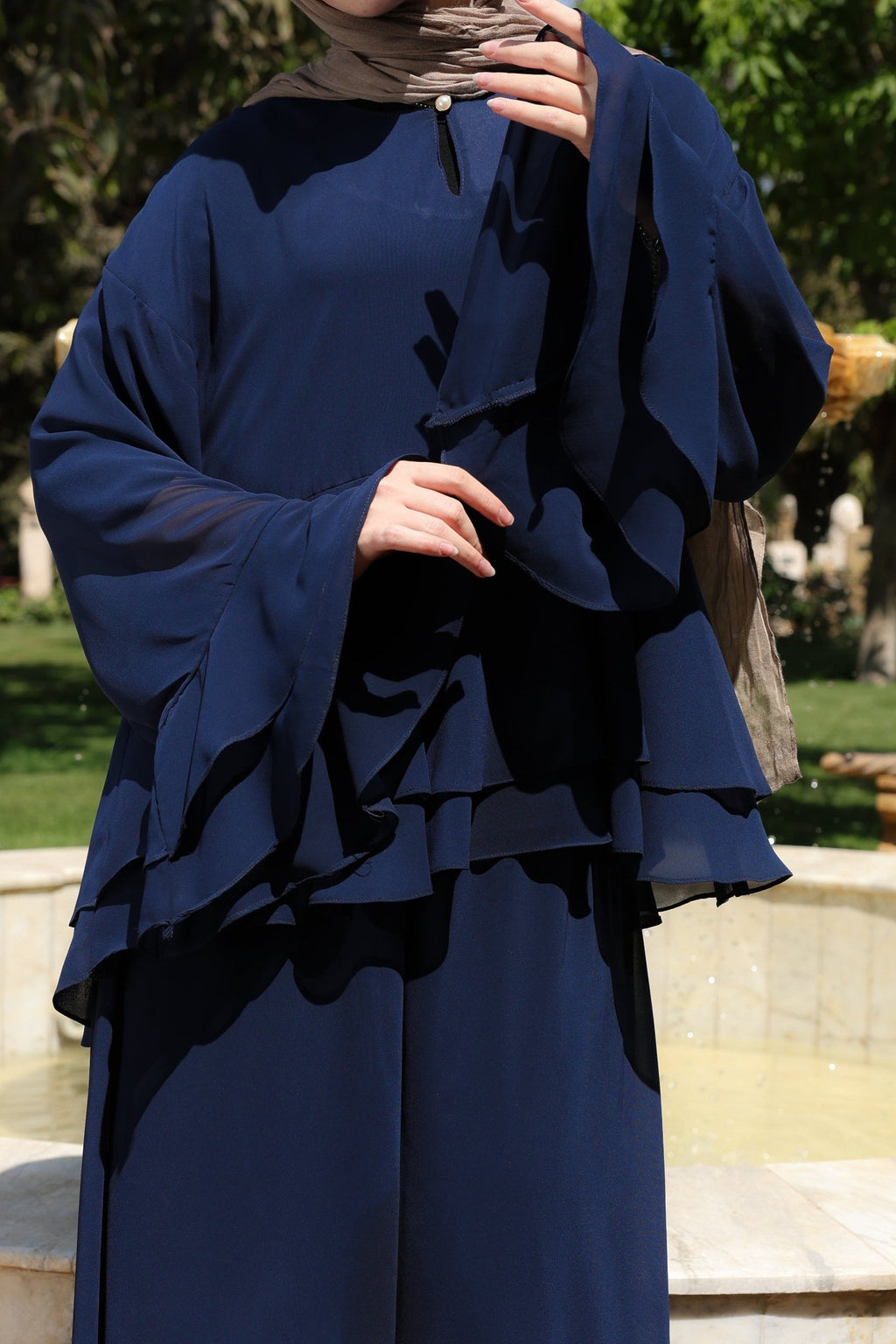 Flowy chiffon set - ATHWAB