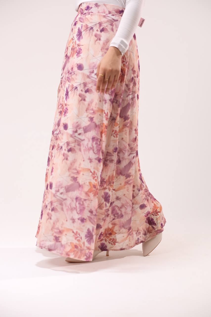 Flowy chiffon skirt - ATHWAB