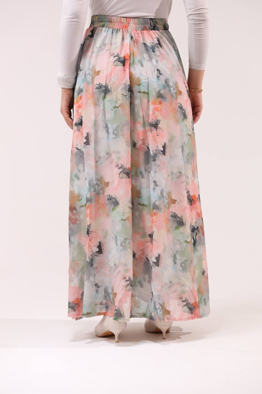 Flowy chiffon skirt - ATHWAB